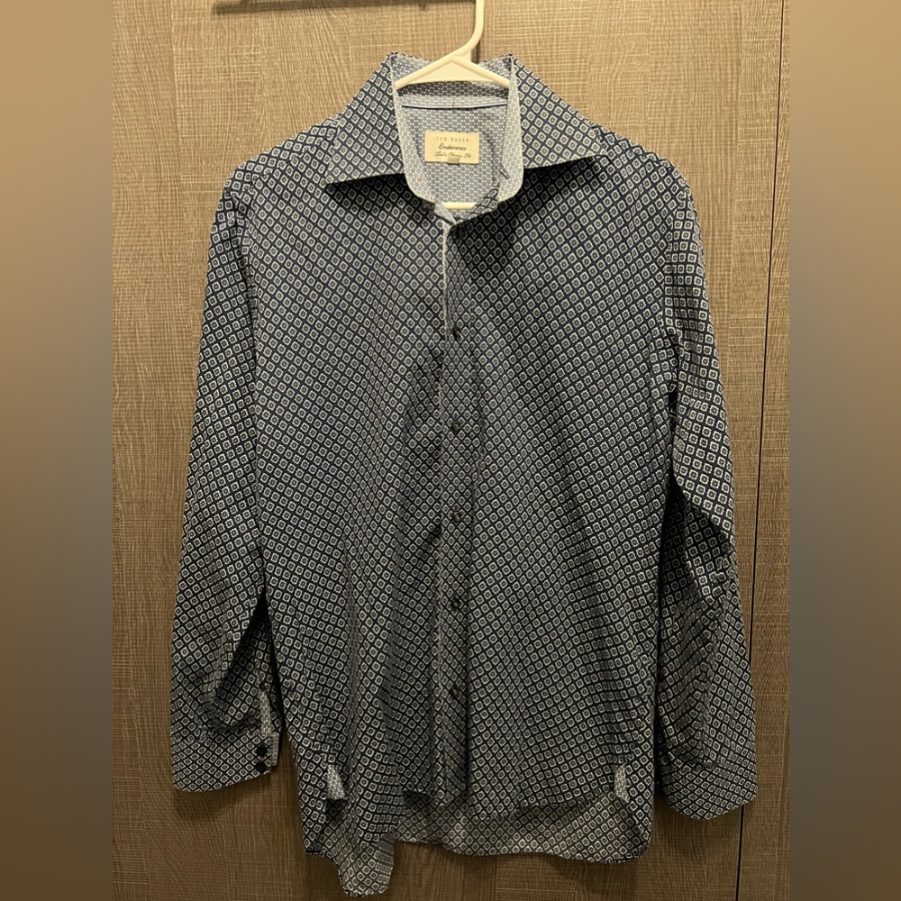Ted Baker Men’s Endurance Classic Fit Long Sleeve Dress Shirt size 15